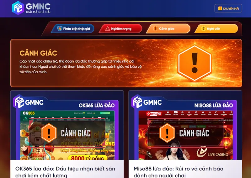 GMNC bật mí những rủi ro khi chọn nhầm cổng trực tuyến kém an toàn