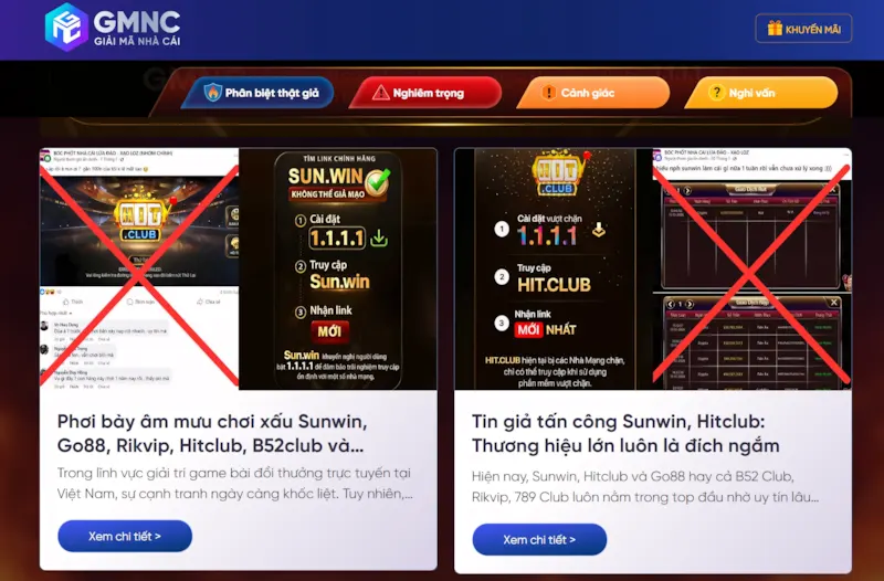 Hệ sinh thái nội dung cốt lõi tại trang web GMNC